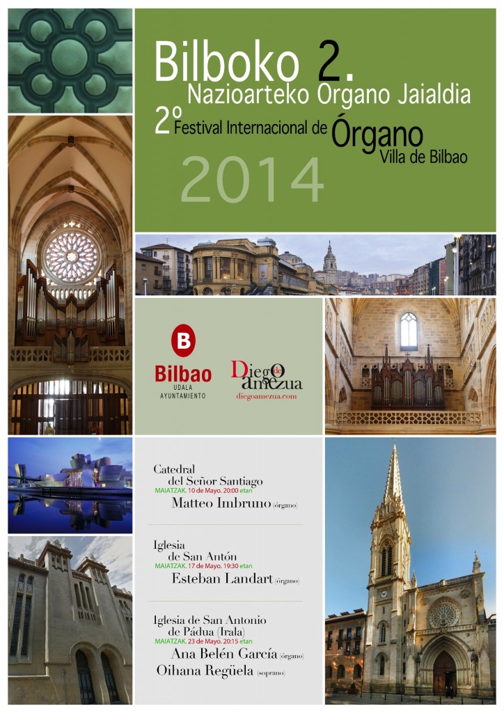 Bilboko 2. Nazioarteko Organo Jaialdia - 2º Festival Internacional de Órgano Villa de Bilbao 2014 pequeño