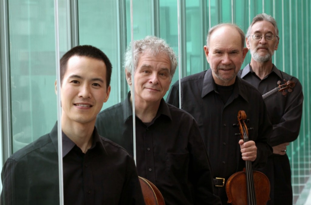 El Juilliard String Quartet: Joseph Lin, Joel Krosnick, Roger Tapping y Ronald Copes.   Foto: ©  J. Sherman