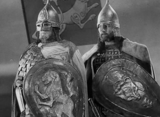 Fotograma del filme “Alexander Nevsky”, de Sergei Eisenstein. Fotografía: Eduard Tisse