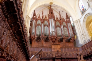 ÓRGANO MERKLIN&SCHÜTZE (1857) DE LA CATEDRAL DE MURCIA, PRIMER INSTRUMENTO ROMÁNTICO INSTALADO EN UNA CATEDRAL ESPAÑOLA FOTO: PABLO PÉREZ MERINO