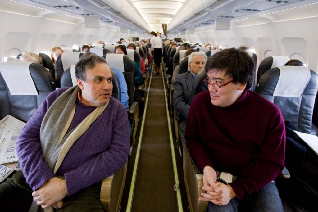 Yefin Bronfman (izda) y Alan Gilbert. Foto: Chris Lee / archives.nyphil.org