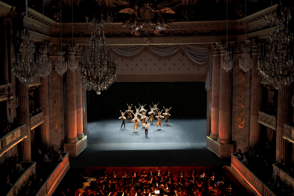 "La Bella y la Bestia", en el ensayo en Versalles, diciembre de 2015. Foto: © Olivier Houeix.