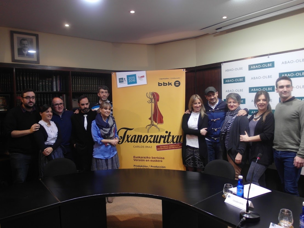 Equipo artístico y elenco de "Txanozuritxu"