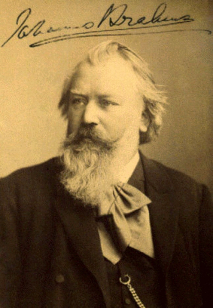 Johannes Brahms. Foto: Carl Brasch. 