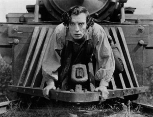 Fotograma del largometraje "El maquinista de La General" (Buster Keaton, 1926) Fuente: Wikipedia.